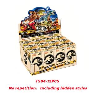 Mô Hình Khủng Long T-Rex & Velociraptor Rex Chân Thực Của Blokees Jurassic World - Mô Hình Động Vật Sưu Tầm Để Trang Trí Và Làm Quà Tặng