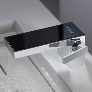 Infrared Smart Basin Faucet Touchless Automatic Sensor Sink Digital Display High-Tech Bathroom Faucet for Kitchen/Sink