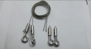 Adjustable Picture Hanging Wire Mirror Frame Hanging Cable Heavy Duty Stainless Steel Wire Rope for Mirror Paintings Lamp