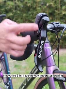 SENSAH Road Bike STI Shifter Brake Lever 2x7/2x8/2x9/2x10 Speed Compatible Shimano Sram Microshift