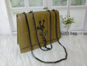 RIZKY BAG COLLECTION - TAS SLING BAG KOTAK BORDIR  RANTAI ULIR
