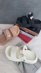 Sandal Wanita Kekinian Wedges Sandal Jelly Tinggi Fuji Sandal Wanita Sendal Perempuan
