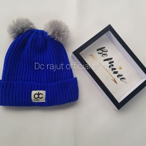 DC KIDS TOPI RAJUT ANAK POMPOM KUPLUK BAYI POMPOM PREMIUM
