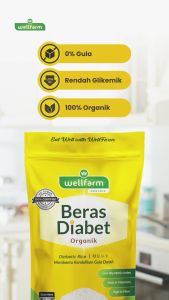 Beras Diabetes Organik Wellfarm Beras Diabet 1Kg