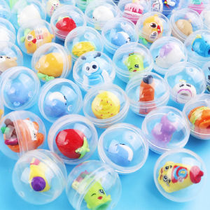 12/30 PCS 32MM Fun Mixed Surprise Capsule Egg Toy Kids Birthday Party Favors Christmas Back to School Gifts Kindergarten Prizes