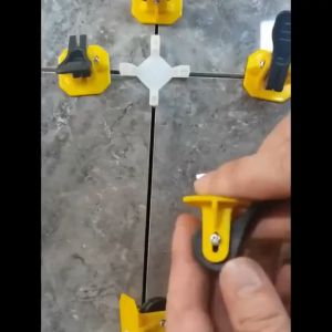 (Pengiriman cepat dikirim dari Jakarta)50 pcs alat perata pasang keramik model putar 50 Buah Alat Pasang Keramik Perata Keramik Putar Reusable Tile Leveling SPACER Tile Leveling System Locator Lantai Keramik Reusable Tile Leveling