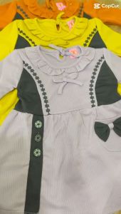 Baju Anak Bayi Perempuan Usia 0-12 Bulan | Dress Baby 6 sampai 12 Bulan - Gambar 100% Real Pict - COD Tersedia