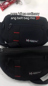MS Belt Bag V2 by Immortal Motobag | Made With Heavy Duty Fabric & Buckle Lock Waist Bag Crossbody Bag