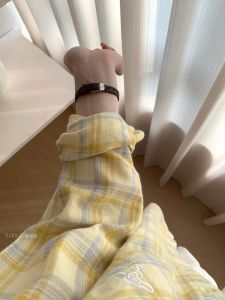 YIWEIYI | Classic Versatile Loose Checked Shirt
