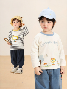 CUTEPANDAS | Áo Sơ Mi Trẻ Em Phong Cách Thư Giãn