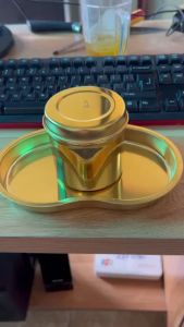 Khây Quả Đậu Inox Mạ Vàng Cao Cấp