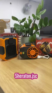 Quạt đeo thắt lưng pin 10000mah quạt treo eo 10 cấp độ gió quạt điều hoà đeo hông đeo cổ thắt lưng dùng 10h