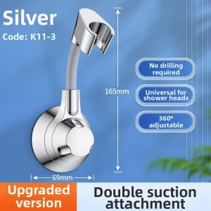 Adjustable No-Drill Shower Head Bracket