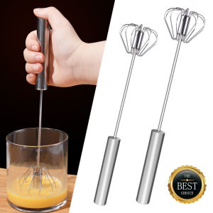 Hộ gia đình bán tự động xoay eggbeater thép không gỉ quay kem đồ dùng Whisk Hướng dẫn sử dụng máy trộn dụng cụ chế biến món trứng nhà bếp