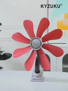 KYZUKU kipas angin 3 fungsi ( jepit dinding & meja ) 8 baling 48watt / KYZUKU kipas angin 3 in 1 8 baling 48 watt