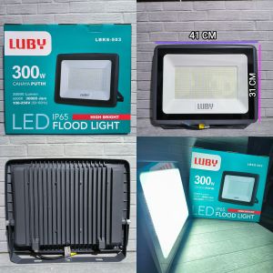 LUBY LAMPU SOROT LED 300W 300Watt LBKS-503 CAHAYA PUTIH FLOODLIGHT 300 Watt KUALITAS TERBAIK