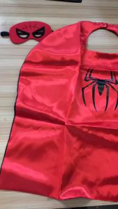 Labanie Kids Superhero Cape and Mask Superman Spiderman Batman Iron Man Captain America Marvel Avengers Costume Set Dress Up Party Cosplay Cape with Eye Mask for Boys and Girls Birthday Halloween Role Play Fancy Dress 3-10 Years