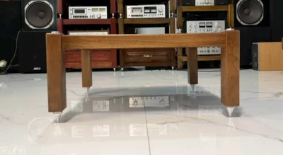 kệ audio gỗ lát thớt cao