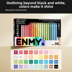 ENMI | Art Student Water-resistant Quick-dry Non-fading 48-color Liner & Outline Pen Fine Tip