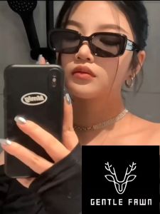 Gentle Fawn Kacamata Sunglasses Anti Uv Fashion Wanita Korean Style Bentuk Kotak Tr90 DDD 19314
