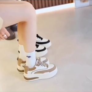 "FREE BOX" Size (36 - 4I) JENO Sepatu Wanita Sneakers Kasual Fashion Korea Sport Shoes 9243