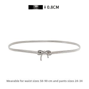 BILLI ZILLY | Slimming Adjustable Butterfly Bow Belt with Metal Chain