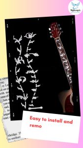 Mylilangelz Electric Acoustic Guitar Stickers Inlay Decal Ultra Thin Fretboard Sticker