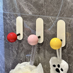 Dopamine Glue Hook Powerful Adhesive No Drilling Weight Bearing Bathroom Door Back Clothes Hook Toilet Wall Towel Sticky Hook