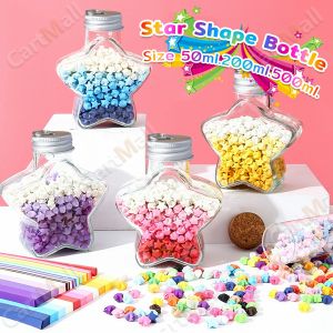 Star Shape Bottle Creative Gift Origami Cup DIY Handmade Birthday Gift 50ml 200ml 500ml