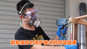 NEW COD Masker Gas + Kacamata Safety Respirator Half Face Anti Polusi Debu Bahan Kimia Cat Semprot