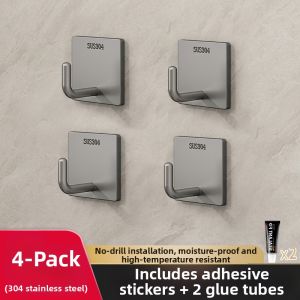 FAJIENUO | Strong Load-bearing Adhesive Hook 304 Stainless Steel