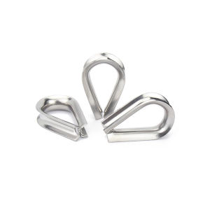 1/20pcs M2 M2.5 M3 M4 M5 M6 M8 M10 M12 to M32 304 Stainless Steel Wire Rope Thimble Triangular Open Protective Ring Cable Guard