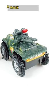 MAINAN ANAK MOBIL TANK MILITER POLISI SIMULATOR PUTAR 360 GILA TUMBLING CAR