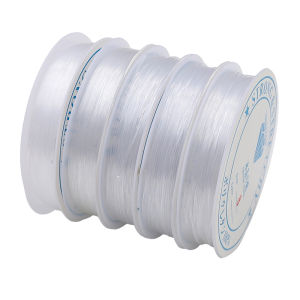 0.25-0.8mm 1 Roll  Fish Line Wire Clear Non-stretch Strong Nylon String Beading Cord Thread DIY Handmade Jewelry Accessories