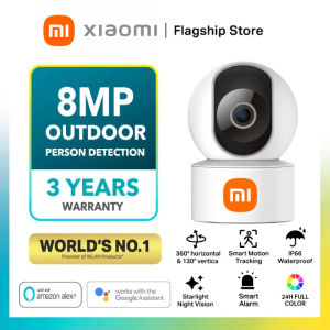Xlaoml CCTV Camera Connect Cellphone Original CCTV Security Cameras Wireless Wifi Connect to Phone With Voice IP Camera 1296P HD Outdoor Indoor CCTV With Audio And Speaker Waterproof Night Vision 360 Degree Surveillance 3 Year Warranty
