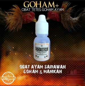 Obat Ayam Goham Manikan Sariawan Luka Infeksi Paruh Mulut Ayam GOHAM+
