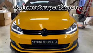 Volkswagen Golf GTI MK7 Head Lamp MK7.5 GTI Style Projector DRL Led 2012 2013 2015 2016