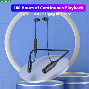 Bluetooth Earphones Wireless Headphones 100 Hours Play Music Neck-Mounted Bluetooth5.0 Headset IPX5 Waterproof Sports Wireless Earbuds with Bass Effect Surround Sound 9D Stereo Sound