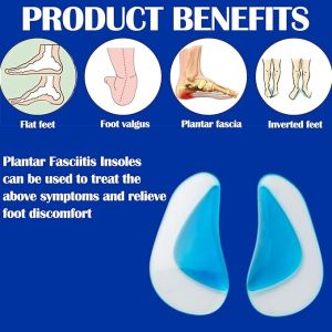 Ineoo 1 cặp trẻ em đế chỉnh hình đệm gan bàn chân Silicone trẻ em đế đế bằng nắn bàn chân phẳng đệm giày chèn gel chỉnh hình Pad