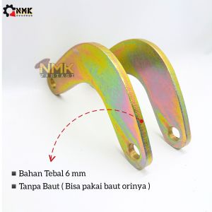 Lowering Kit Conrod Pemendek Shock Belakang R15 V3 V2 Vva Old Penurun Monoshock Yamaha R15 V3 V2 Old Tebal 10 mm