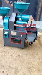 Máy xát gạo liền khối Toàn Phát TF56 xát nghiền chạy song song nhau