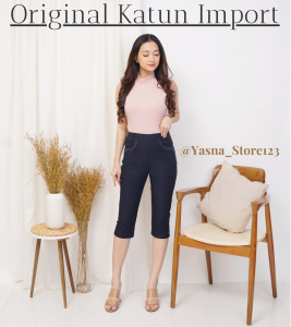 7/8Kt-Celana Pendek Wanita Merk Saya/Celana Saya Import Jumbo/Celana Wanita Korean Style/Celana Saya