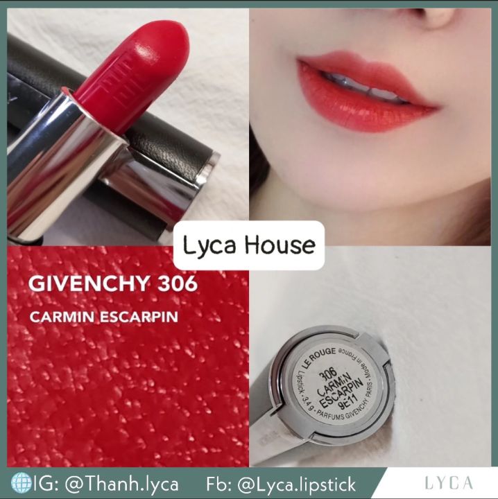 LYCA Son Givenchy Le Rouge Mau 306 Carmin Escarpin Lazada.vn