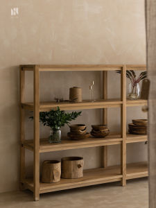 NONG HOME | Minimalist Zen Solid Wood Bookshelf