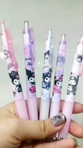 PULPEN CETEK KUROMI TINTA HITAM | PULPEN CETEK SANRIO | KUROMI | KULOMI | STATIONERY | ALAT TULIS SEKOLAH | ALAT TULIS KANTOR | ATK