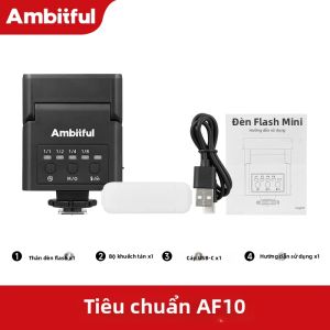 AMBITFUL | Đèn Flash Mini Ambiful AF10 Đèn Flash Gắn Trên Máy Ảnh Tương Thích Với Sony Canon PENTAX Nikon FUJIFILM OLYMPUS