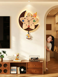 CTYLIGHTZ | Retro Style Silent No-Drill Luminous Wall Clock