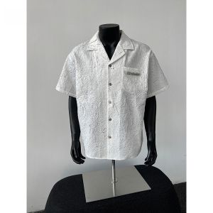 HetingHOME | Hetinghome Loose Mens Short Sleeve Shirt American Style Couples Casual Wear Polyester Fiber Youth Fashion Summer Trend