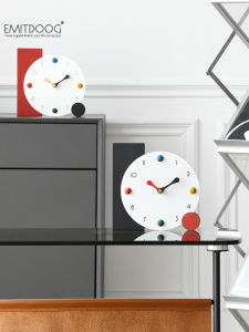 Healing Desktop Decorative Clocks Wooden Handmade Bedroom Living Room Decorative Items Entranceway Decor Birthday Gifts