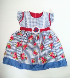 Dress baby Dress bayi Usia 6 Bulan - 2 Tahun Motif Bunga